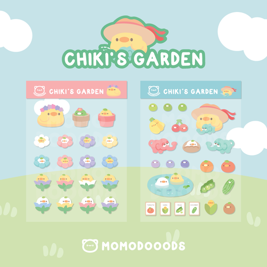 Sticker Sheet: Chiki's Garden