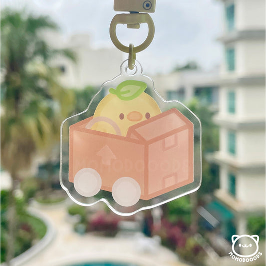 Keychain: Chiki's Box Car